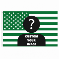 Bannière drapeau américain rose simple ou double face personnalisée 2026 en gros avec image, logo ou photo pour la décoration intérieure