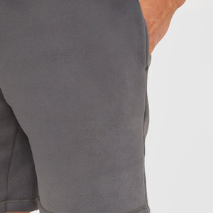 กางเกงกีฬาขาสั้นผ้าสแปนเด็กซ์แห้งเร็วสำหรับผู้ชายกางเกงออกกำลังกายวิ่งมีกระเป๋ามีเชือกรูดปิดเอวพิมพ์ลาย - Product Image 4