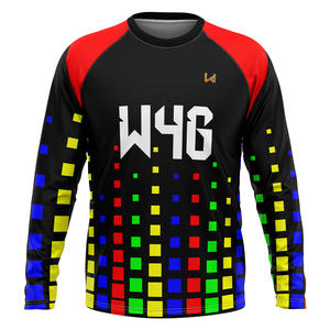 Vêtement de sport pour homme en gros, haut de compression pour l'entraînement, respirant, évacuant l'humidité, haut de sport ajusté avec logo personnalisé, vêtements de sport OEM ODM - Product Image 5