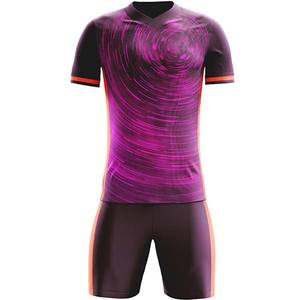 การออกแบบระเหิดโลโก้ที่กําหนดเองชุดกีฬาระบายอากาศทีมฟุตบอลเครื่องแบบโรงงานทําเครื่องแบบฟุตบอลที่ดีที่สุด - Product Image 5