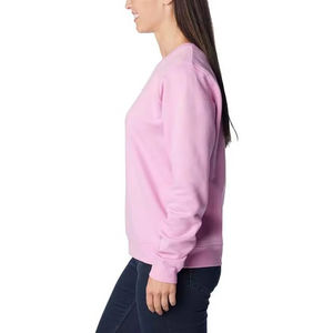 Pull en molleton doux pour femme, col rond, surdimensionné, 100% coton, confortable, chaud, respirant, streetwear, décontracté, mode d'hiver - Product Image 5