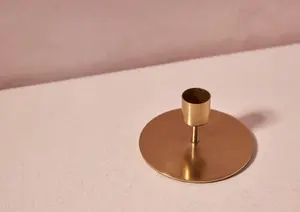 Customized Shape Simple Design Brass <b>Incense</b> <b>Stick</b> <b>Holder</b> Modern Stoneware Palo Santo <b>Incense</b> Burner <b>Holder</b> Round Shape - Product Image 2