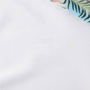 Custom Sublimation Rash Guard Men Long Sleeve UV Protection Compression Shirt <b>Surf</b> Swim BJJ MMA Tropical <b>Print</b> Quick Dry Spandex - Product Image 6