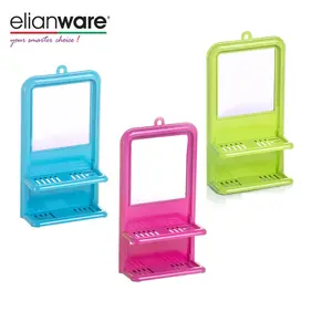 Elianware Design di alta qualità Multi colore Layout cornice decorativa portatile parete bagno specchio in vetro riflettente