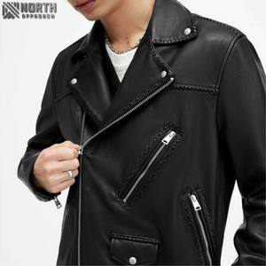 Style décontracté de haute qualité Veste en cuir camouflage élégante pour hommes Respirant Meilleur design Coupe-vent Logo avant - Product Image 3