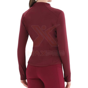 Light Weight Breathable Plus Size Women <b>Yoga</b> <b>Jacket</b> with Front Logo-Eco-Friendly Fitness Wear for Adults - Product Image 2