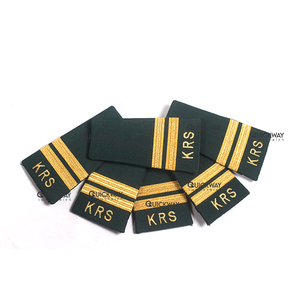 Charretera de barra de oro OEM para tableros de hombro al por mayor charreteras de hombro de estilo uniforme ceremonial personalizadas 1/2/3/4 barras de oro - Product Image 1