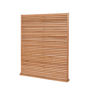 Divisor de Habitaciones de Dos Paneles de Diseño Minimalista, Hecho de Madera de Teca Sólida con un Calor Natural para Muebles del Hogar - Product Image 2