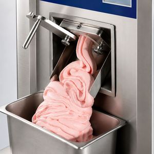 Vitrina Refrigerada Italiana para Helados con Puerta de Vidrio, Exhibidor de Helados en Lotes, Congelador para Conos de Helado - Product Image 2