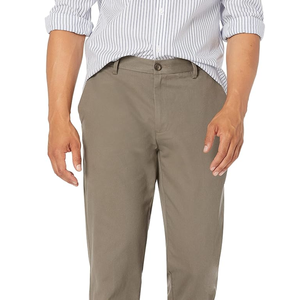 Chinos de algodón para hombre fabricados en Bangladesh, Pantalones chinos ajustados para hombre - Product Image 3