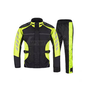 ชุดหนังสำหรับมอเตอร์ไซค์สองชิ้นชุดแข่งรถหนังสำหรับป้องกันรถมอเตอร์ไซด์ระบายอากาศได้ดี - Product Image 1