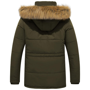 2024 Thicken New Winter <b>Men</b> Warm Hooded Parka Coat <b>Fleece</b> <b>Men's</b> <b>Jackets</b> Outerwear Overcoats <b>Thick</b> Warm - Product Image 2