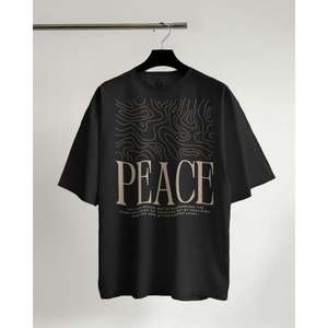 Camiseta negra de media manga con ansiedad hecha en la India, ropa para niños, camisetas casuales absorbentes para el sudor, camisetas de algodón 100% ecológicas - Product Image 6