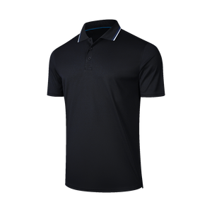 Gran oferta Polo personalizado manga corta hombres 100 poliéster secado rápido hombre Golf Polo camisetas - Product Image 4