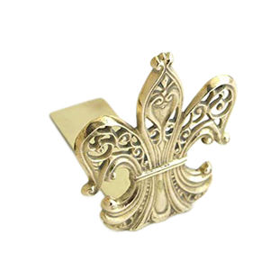 Sujetalibros clásico con cuello de caballo, sujetalibros antideslizante clásico con acabado de latón antiguo, organizador de escritorio de oficina - Product Image 2