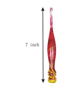 Crochet en résine fait main |   Outil ergonomique pour le tricot et le crochet - Product Image 4