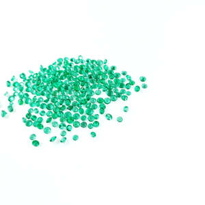 Natural Zambian Emerald Calibrated <b>Rounds</b> 2mm Natural Loose Faceted Emerald Gemstone For Jewelry Making Ready To Use - Product Image 1