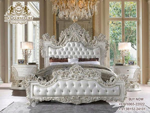 ภาษาฝรั่งเศสคําคลาสสิกธีมเฟอร์นิเจอร์ห้องนอนชุดRoyal Lookไม้สักชุดห้องนอนสําหรับHomeเจ้าหญิงไม้สักชุดเฟอร์นิเจอร์ห้องนอน - Product Image 6