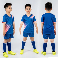 Camiseta de fútbol para niños con logotipo personalizado y color con nombre, camiseta de fútbol de secado rápido para niños, ropa deportiva de tela transpirable de alta calidad