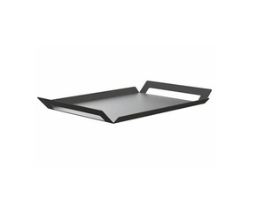 Plateau de collations à dessert de qualité supérieure pour accessoires de table Plateau de service couleur argent en acier inoxydable - Product Image 5