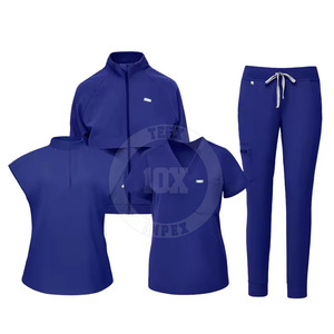 Comfortable Custom Made Medical <b>Scrub</b> Uniform Set <b>Plus</b> <b>Size</b> Lightweight Medical <b>Scrub</b> Uniform Set For Unisex - Product Image 6