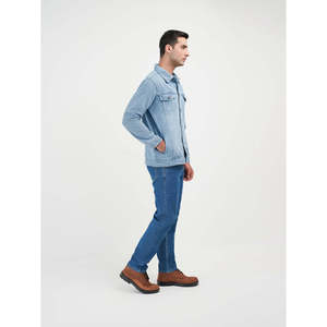 Veste en jean décontractée KORONIS avec décoration boutonnée - Product Image 3
