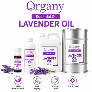Aceite Esencial de Lavanda Puro 100% Orgánico de Isparta, Turquía, Lavandula Angustifolia, Destilado al Vapor, Materia Prima Cosmética, Venta al Por Mayor - Product Image 1
