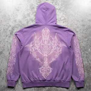 Dernier arrivage de sweats à capuche délavés à l'acide à manches longues pour hommes prix de gros sweats à capuche délavés à l'acide en coton mélangé surdimensionnés pour hommes - Product Image 2