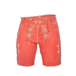 Pantalones Cortos Transpirables de Alta Calidad para Venta en Línea, Hechos a Medida, Ropa Casual, Lederhosen, Pantalones Cortos Bávaros para Adultos - Product Image 5