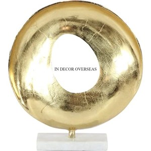 Dernier modèle arrivée de haute qualité plaqué or de qualité supérieure en métal fabriqué à l'aspect attrayant Sculpture fournitures de décoration de table - Product Image 1