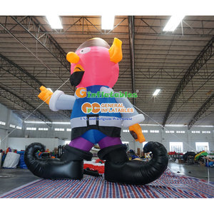 التلويح باليد قابل للنفخ صبي طاه التميمة لإعلانات المطاعم الفعالة - Product Image 2