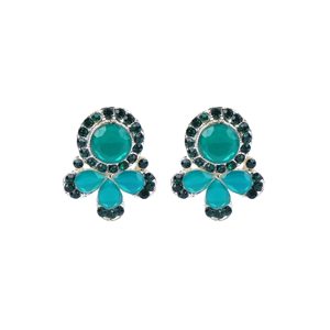Design 311 Green <b>Crystal</b> <b>Earrings</b> - Product Image 1
