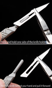 Cuchillos de amputaciones Cuchillo de autopsia Cuchillos de disección de corte de cirugía Instrumentos quirúrgicos 23cm Ce Aprobado - Product Image 5