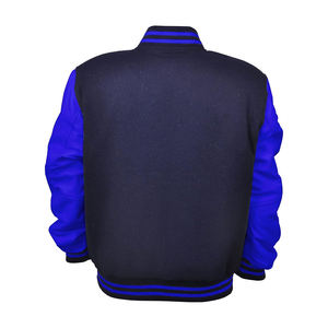 Custom Varisty Jacket Bordado Logo Mangas de cuero Lana Letterman Varsity Jacket Hombres Chaqueta de béisbol - Product Image 2