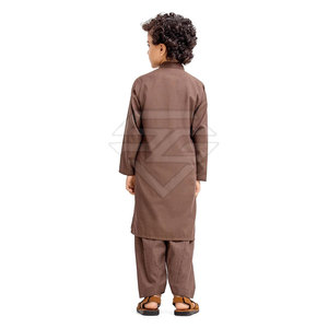 Conjunto Tradicional de Kurta y Shalwar para Niños con Elegante Diseño de Bordado, 100% Algodón Premium para Eid y Fiestas - Product Image 6