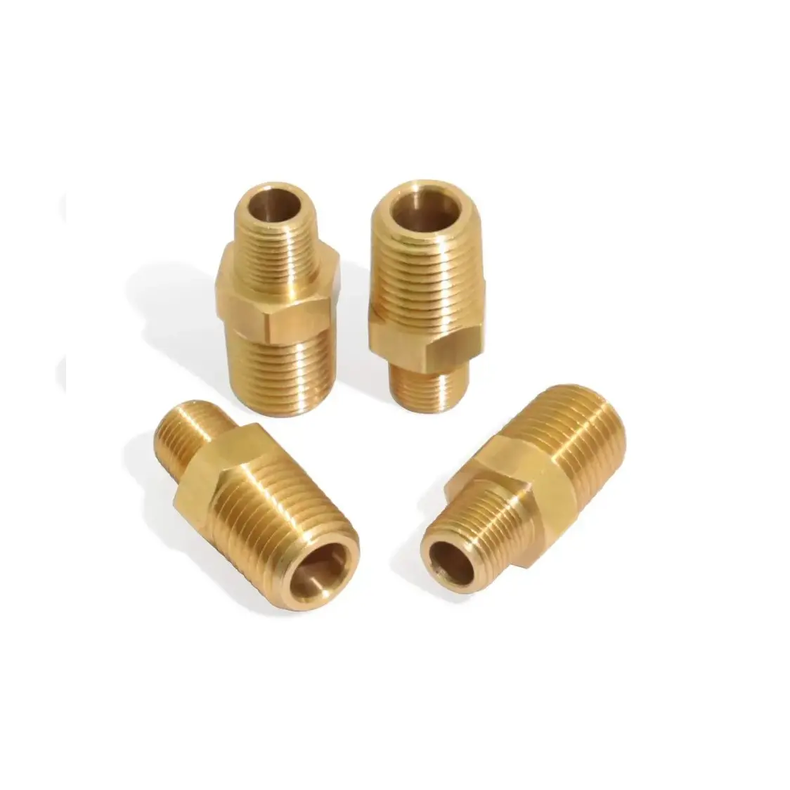 Wholesale Supply Brass Nipples Connect the Pipe to Valve Instrument or Another Pipe Available in Custom Packaging from India