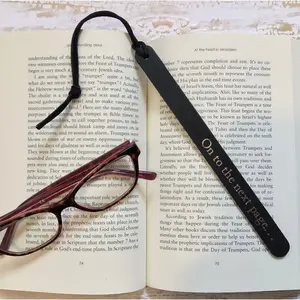 Segnalibri in vera pelle con nappe Logo personalizzato segnalibri regalo per libri