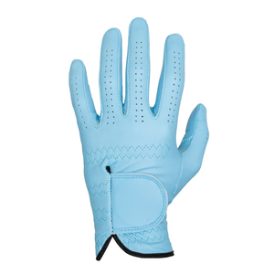 Gants de golf en peau de mouton de qualité supérieure fabriqués sur mesure à bas prix Gants de golf de plein air respirants en cuir véritable pour hommes avec logo personnalisé - Product Image 1