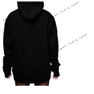 เสื้อกันหนาวมีฮู้ดสำหรับผู้ชายโอเวอร์ไซส์โอเวอร์ไซส์งานเย็บปะตามสั่ง - Product Image 1