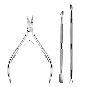 Best Quality Golden Stainless Steel Cuticle <b>Nail</b> Nippers Non Slip Handle Premium Quality Solid Color Cuticle Nippers - Product Image 6