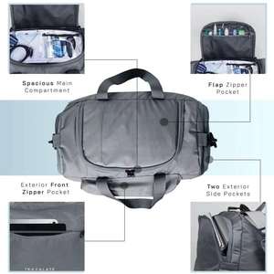 New Product Hiking Duffel <b>Bag</b> With Shoulder Straps Waterproof Travel <b>Bag</b> Rucksack Travel Nylon Duffel <b>Bags</b> - Product Image 6