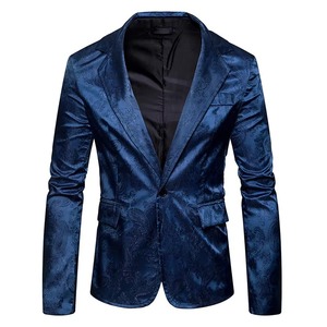 Diseño de alta calidad pintura nueva moda Blazer 3D sublimación brillante invierno dos botones traje invierno Floral hombres Blazers chaquetas - Product Image 4