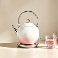 Ketel Listrik Stainless Steel 0.8L Grosir, Pemanas Air Cepat Mendidih dengan Fitur Mati Otomatis dan Proteksi Anti Air Kering