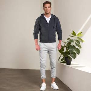 Sweats à capuche zippés pour hommes à prix compétitif avec logo personnalisé Couper & coudre Prix d'usine par le fabricant pour hommes anf Boys - Product Image 1