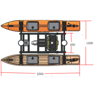 Bateaux et navires USV électriques en plastique télécommandés pour levés océanographiques et bathymétrie - Product Image 1