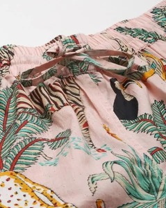 Conjunto de pijama de algodón indio hecho a mano para mujer, ropa de salón térmica de verano, conjunto de pijama personalizado con estampado de bloques para damas de honor, boda - Product Image 5