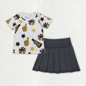 Cheer Fireworks Leather <b>Girls</b> <b>Shorts</b> Set - Product Image 4