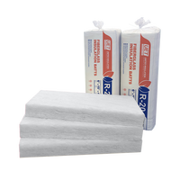 Laine de verre blanche UET ASTM C518 R11 R13 R15, 3,5 pouces, faible teneur en poussière, pour isolation thermique des bâtiments métalliques