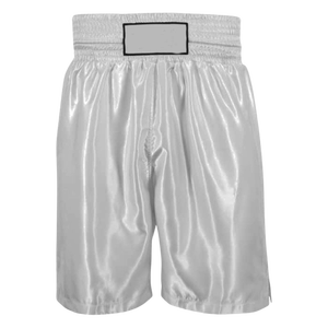 Pantalones cortos de boxeo de cintura alta personalizados de primera calidad 100% poliéster ligero transpirable para entrenamiento y competición ajuste profesional - Product Image 4