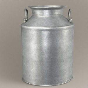 Bidon de lait galvanisé de style ferme traditionnelle avec corps décoratif parfait pour les intérieurs extérieurs de maisons et de cafés - Product Image 6